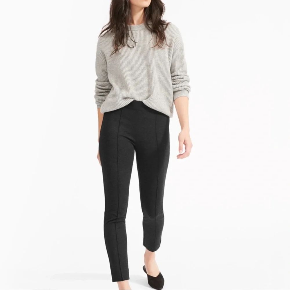 Everlane Ponte Black Crop Pants Size 12
